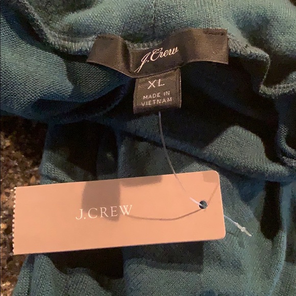 J. Crew Cozy Balloon-Sleeve Mock Neck Top - NWT - Picture 2 of 2